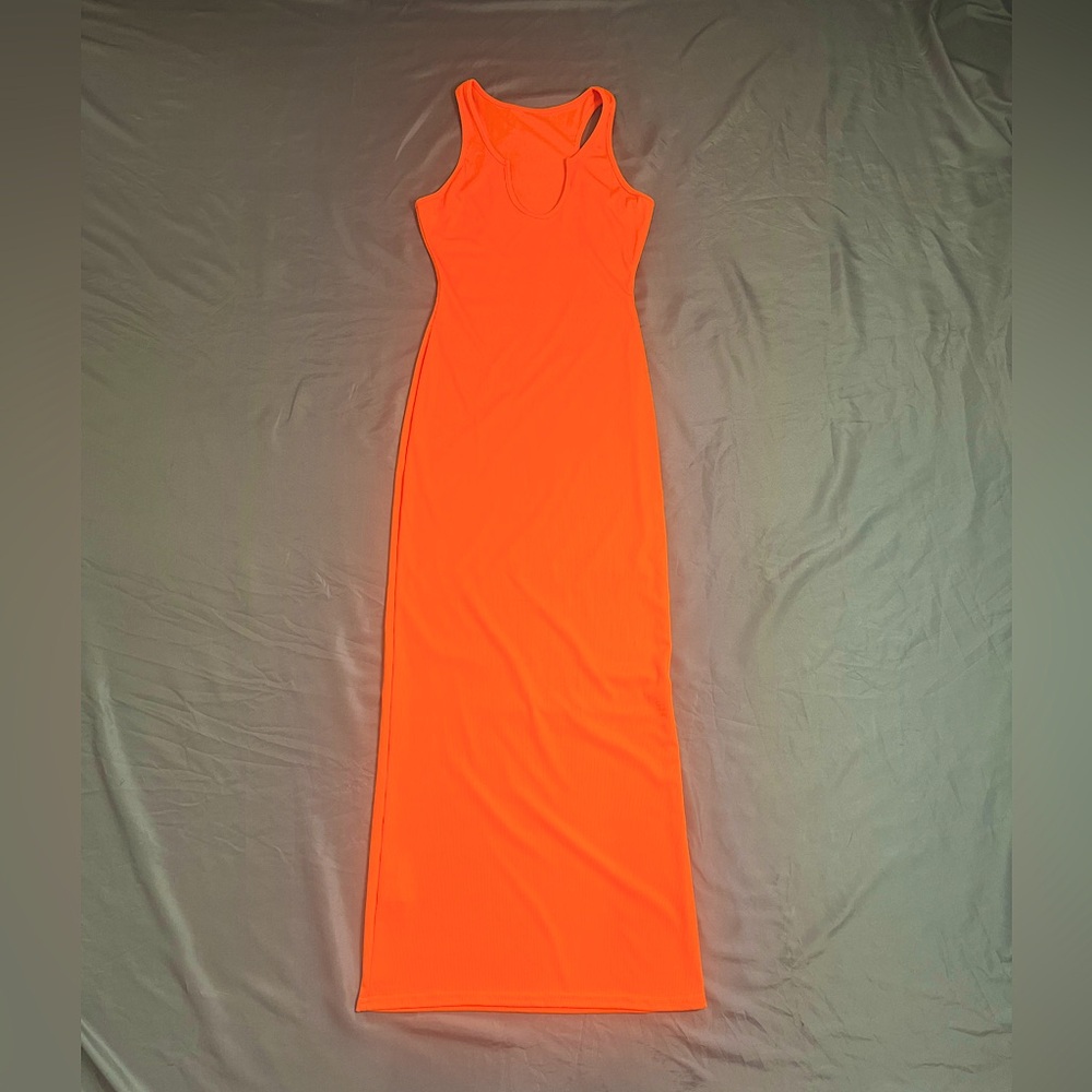 Womens Sexy Sleeveless Causal Scoop Neck Ottoman Ribbed Dress - Size Small